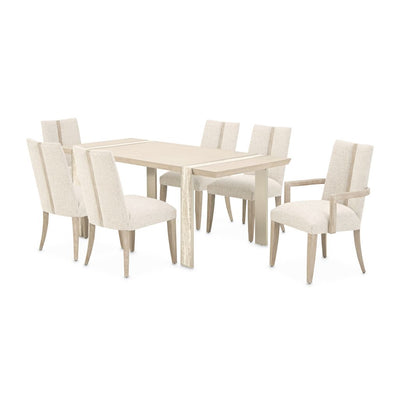 Michael Amini Lotus Bay Narrow Rectangular Dining Table - Sand