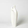 Global Views Matte White Indentation Vase