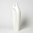 Global Views Matte White Indentation Vase