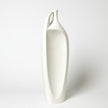 Global Views Matte White Indentation Vase