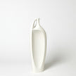 Global Views Matte White Indentation Vase