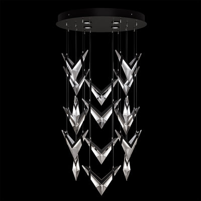 Fine Art Blade 32"W Round Pendant