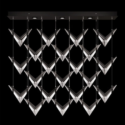 Fine Art Blade 62"W Rectangular Pendant