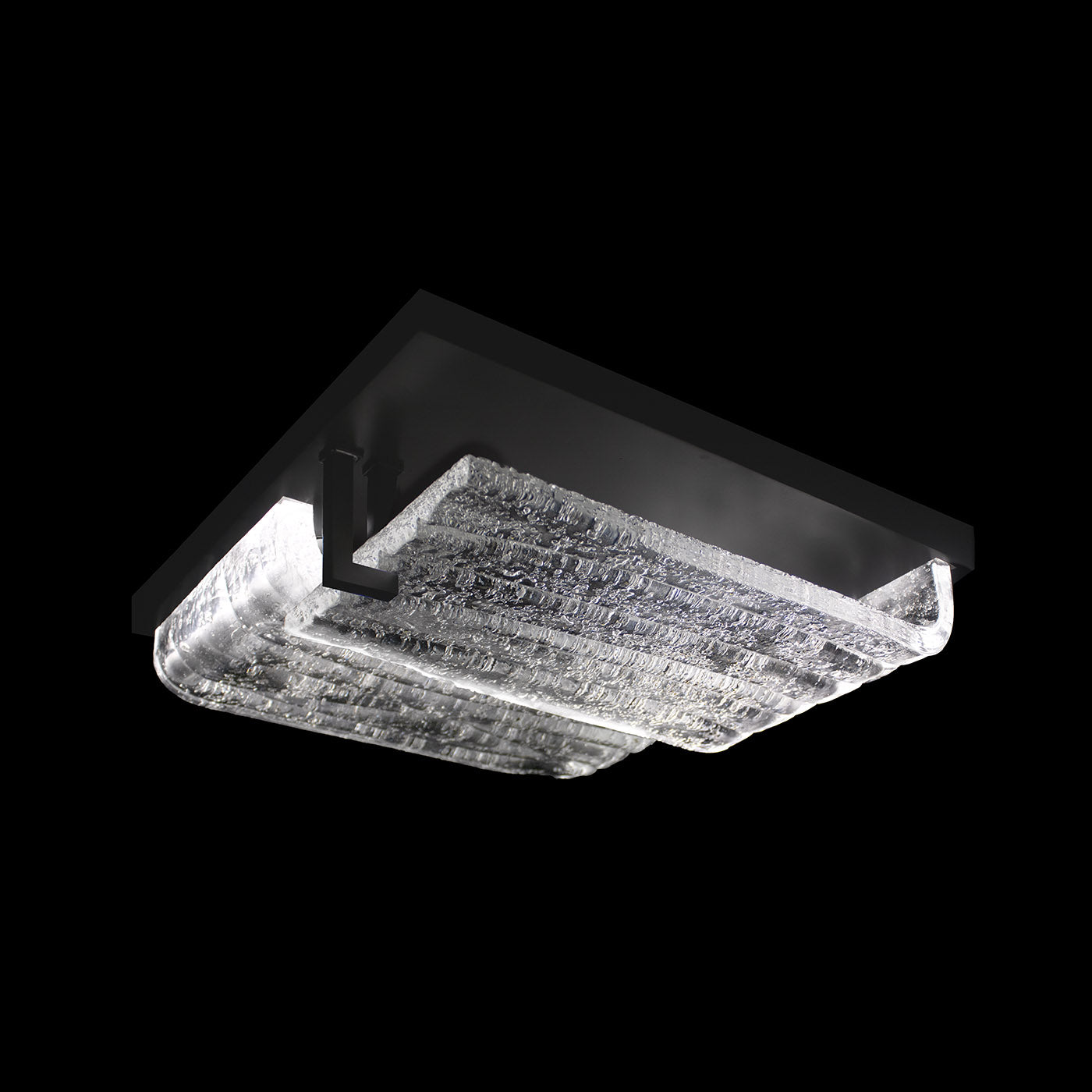 Fine Art Waterfall 16.75"W Square Outdoor Flush Mount