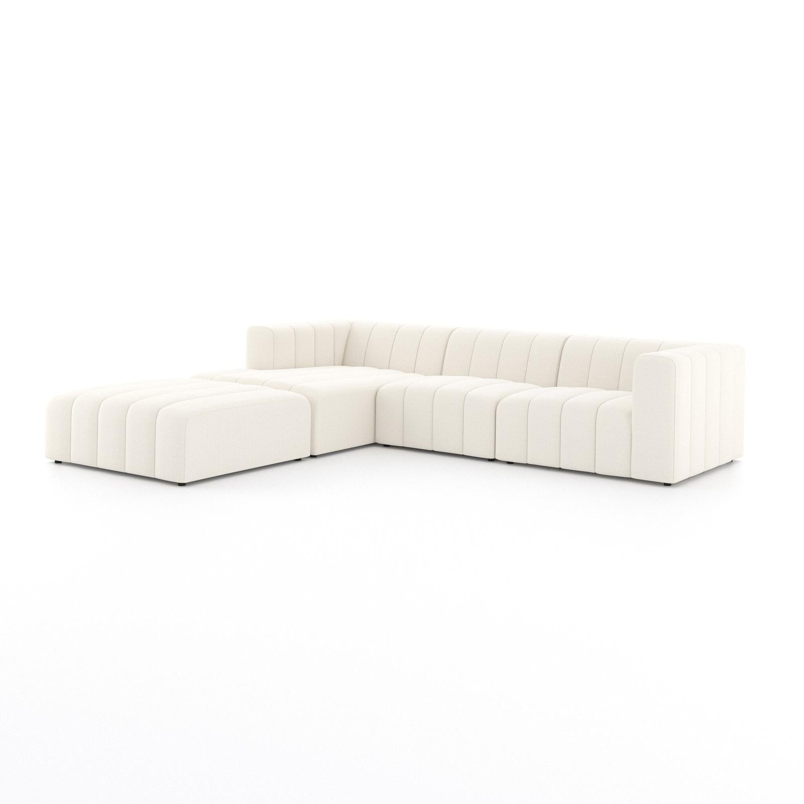 Four Hands Langham Channeled 3-Piece Sectional
