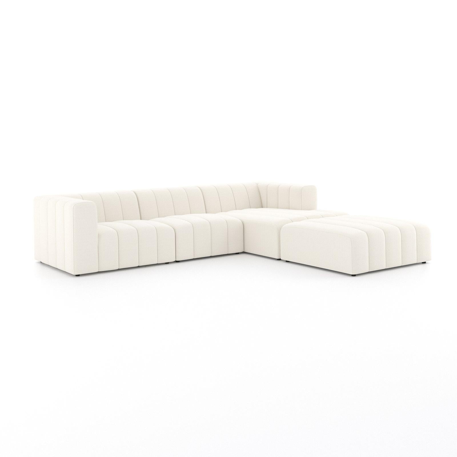 Four Hands Langham Channeled 3-Piece Sectional