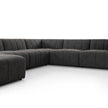 Four Hands Langham Channeled 6-Piece Sectional Left Chaise