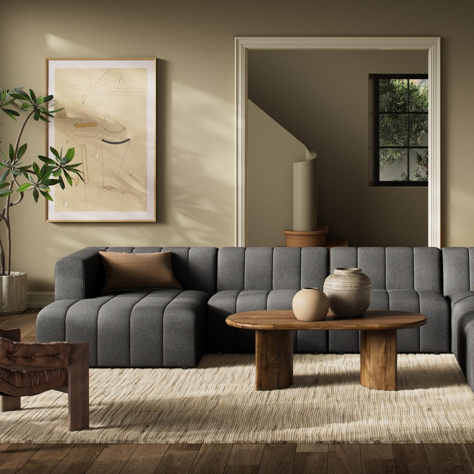 Four Hands Langham Channeled 6-Piece Sectional