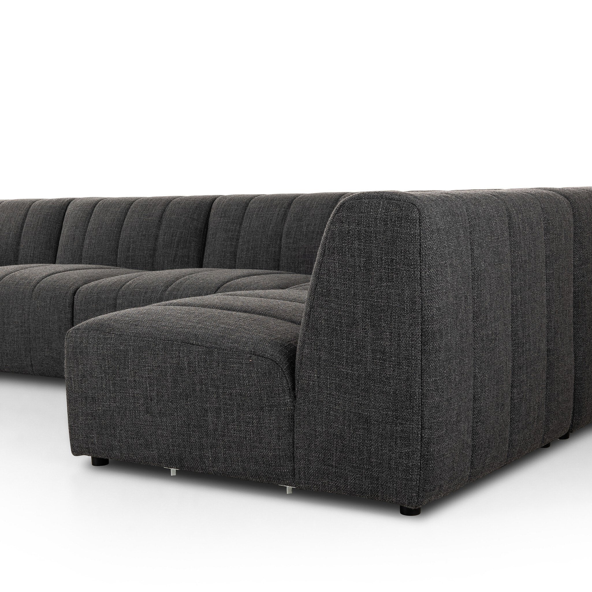 Four Hands Langham Channeled 5-Piece Sectional Left Chaise