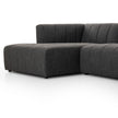 Four Hands Langham Channeled 5-Piece Sectional Left Chaise