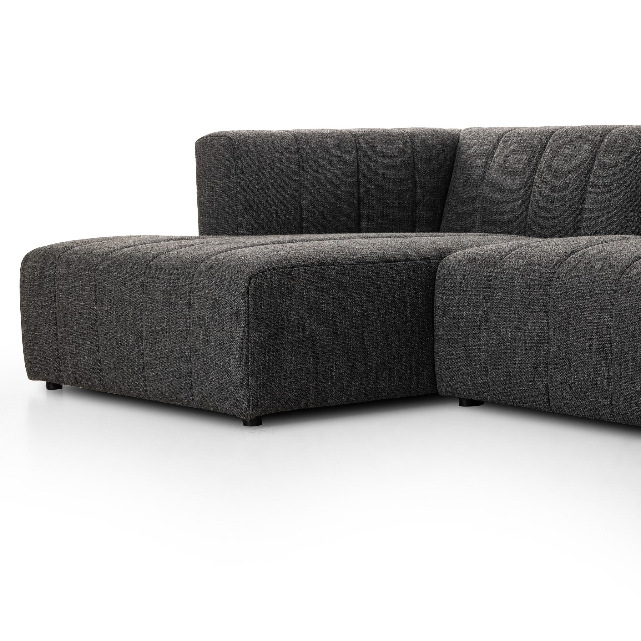 Four Hands Langham Channeled 5-Piece Sectional Left Chaise