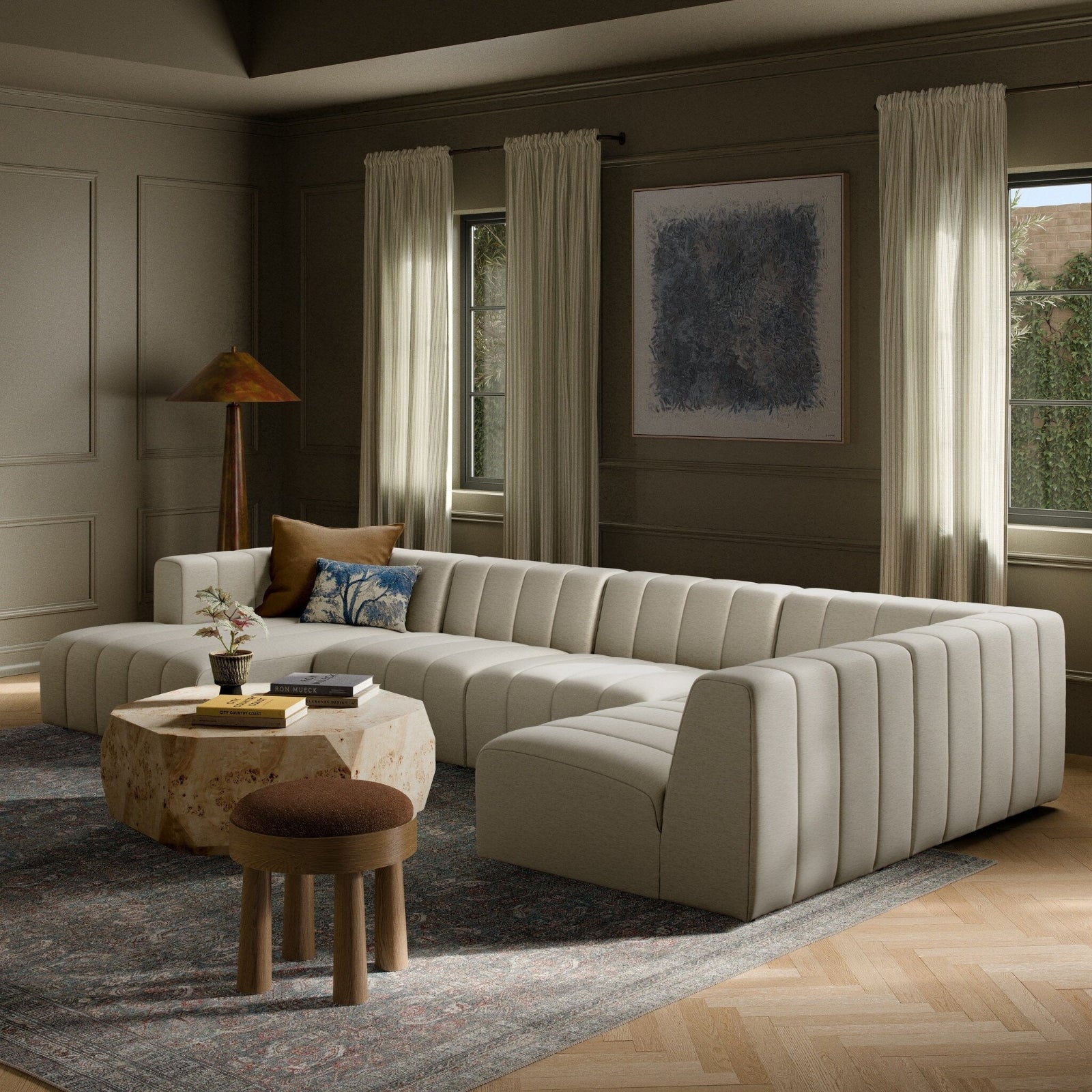 Langham Channeled 5-Piece Sectional