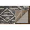 Feizy Mynka 39IBF Transitional Diamond in Gray/Ivory