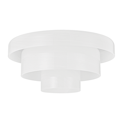 Hudson Valley Lighting Port Richmond 1 Light 16 inch Aged Brass Flush Mount Ceiling Light
