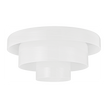 Hudson Valley Lighting Port Richmond 1 Light 16 inch Aged Brass Flush Mount Ceiling Light