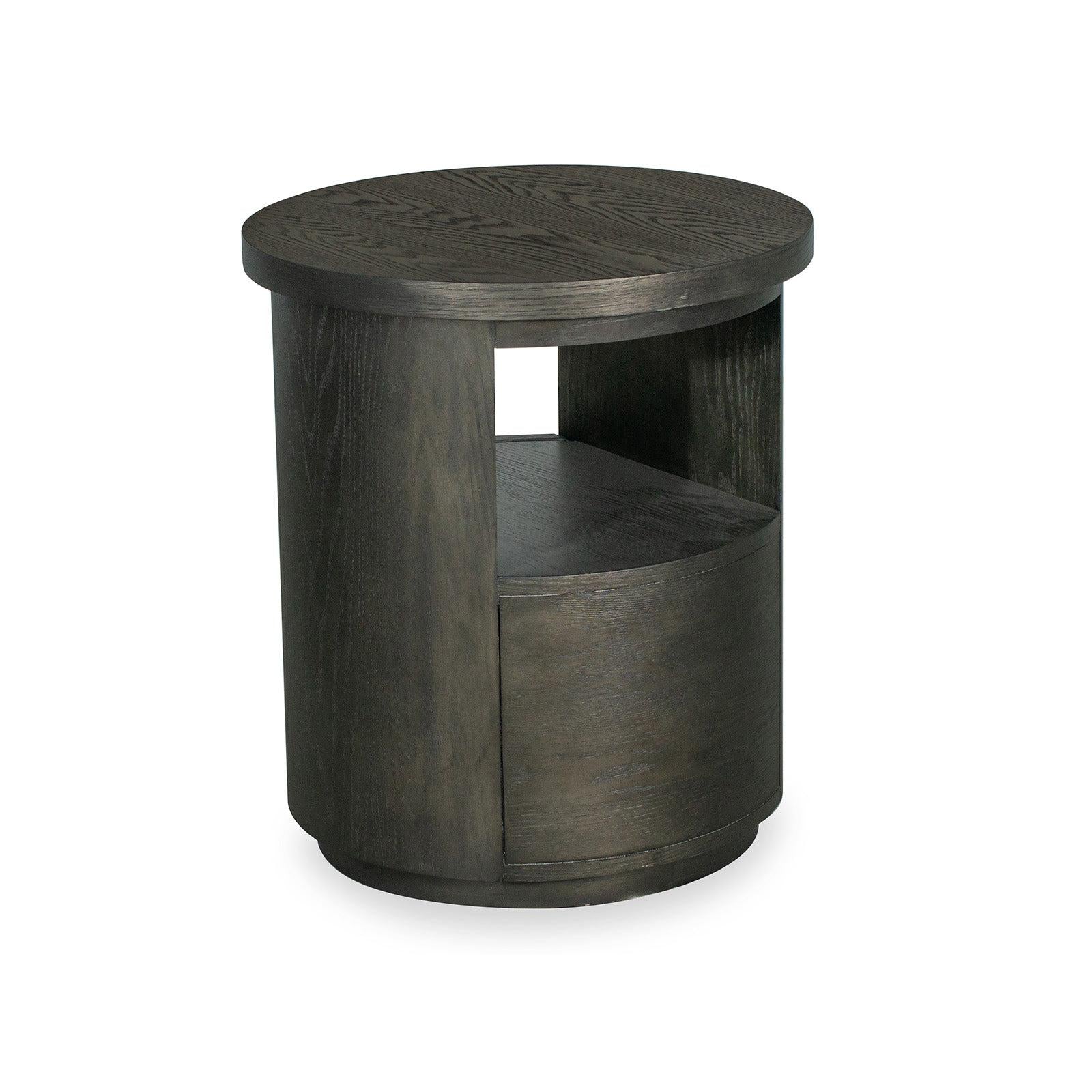 Magnussen Home Bosley Coffee Bean Round End Table