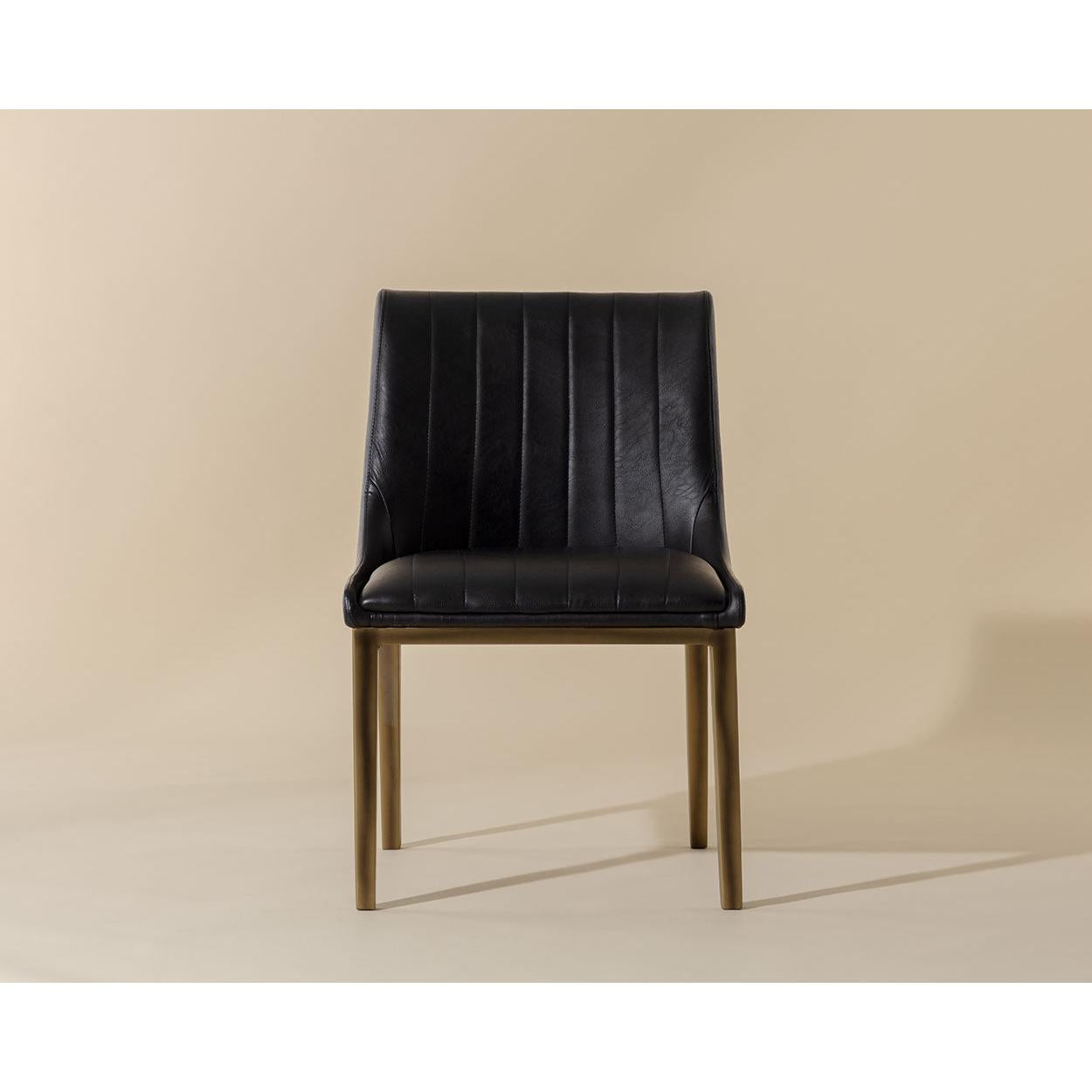 Sunpan Halden Black Dining Chair