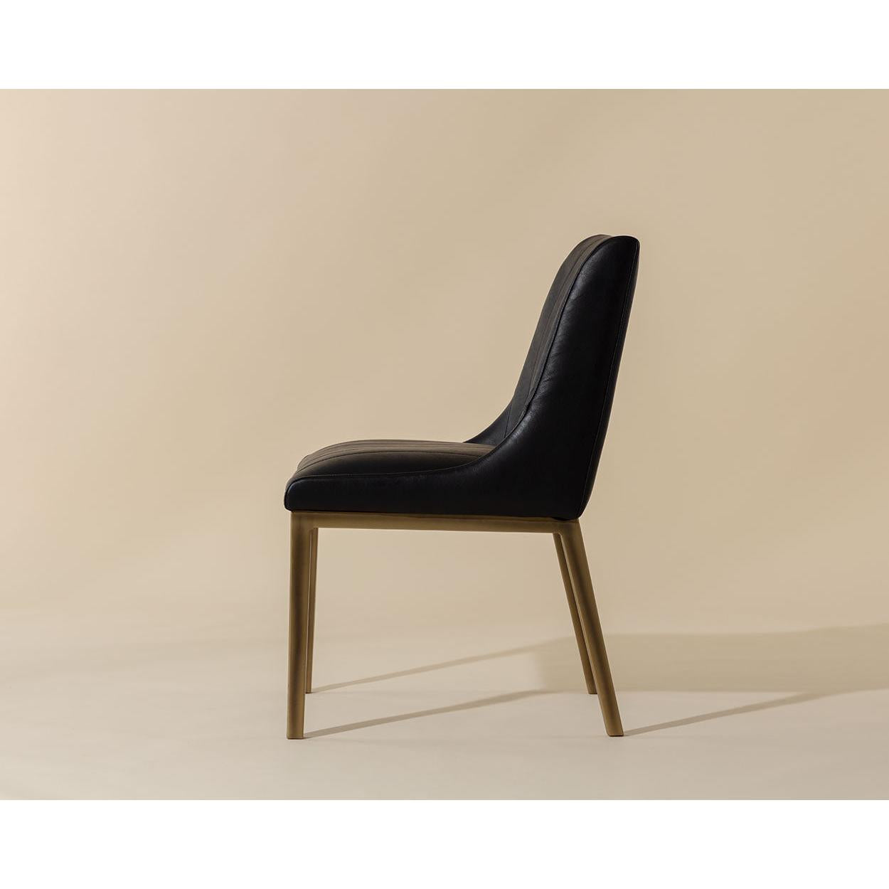 Sunpan Halden Black Dining Chair