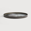 Ethnicraft Aged Round Mirror Tray