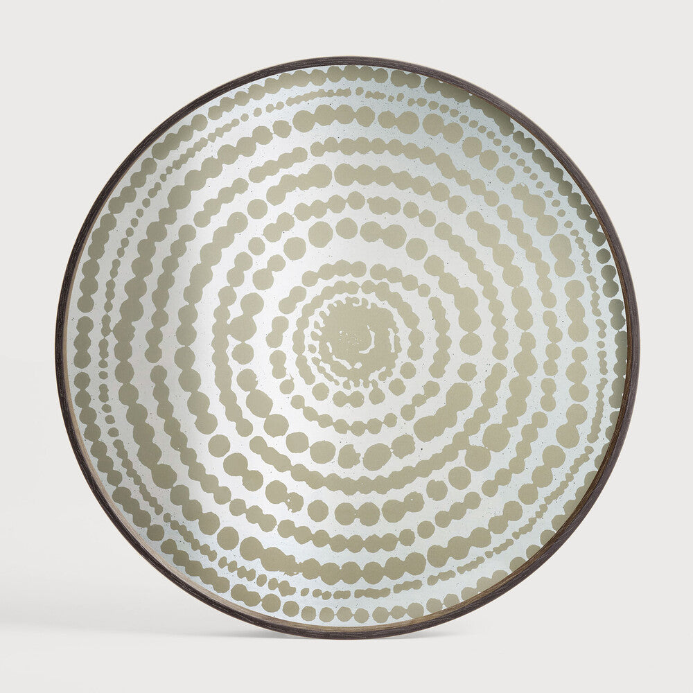 Ethnicraft Beads Mirror Tray