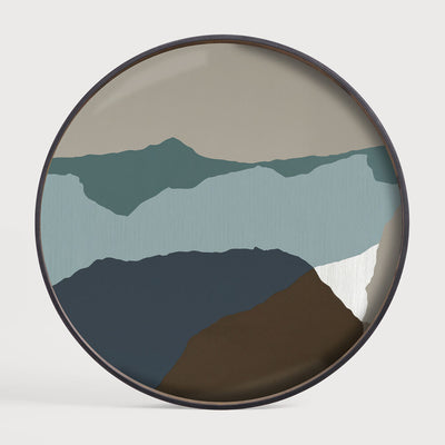 Ethnicraft Wabi Sabi Round Glass Tray 462