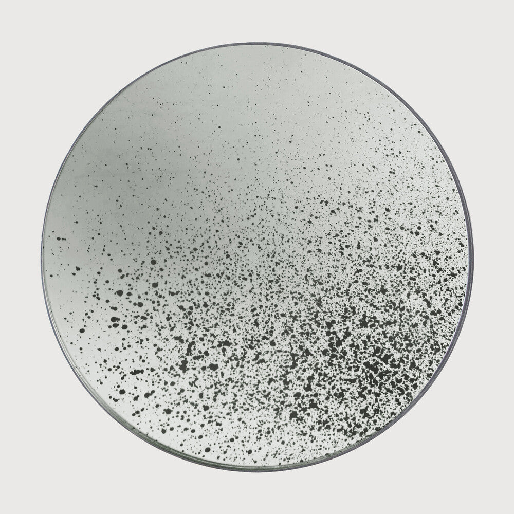 Ethnicraft Aged Round Wall Mirror
