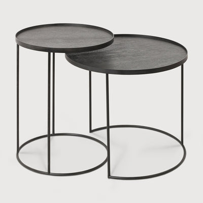 Ethnicraft Tray Side Table Set