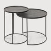 Ethnicraft Tray Side Table Set