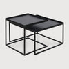 Ethnicraft Tray Square Coffee Table Set