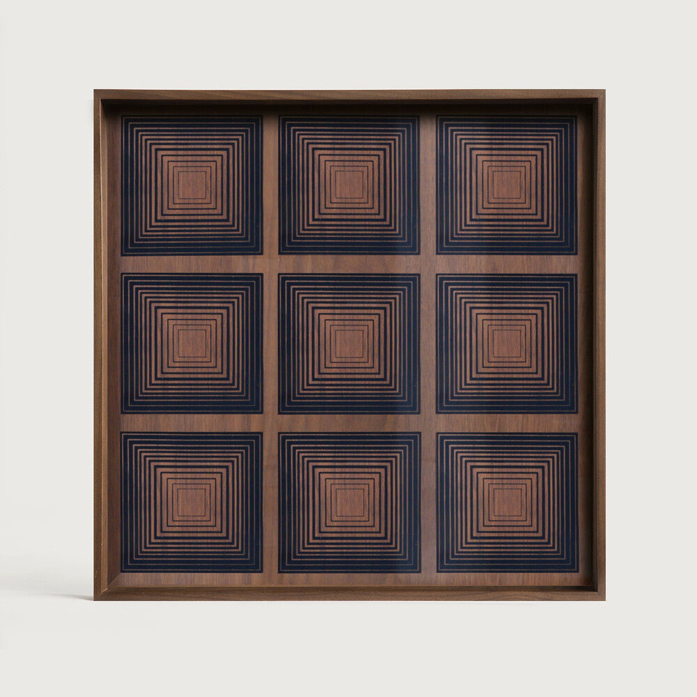 Ethnicraft Squares Glass Tray 920