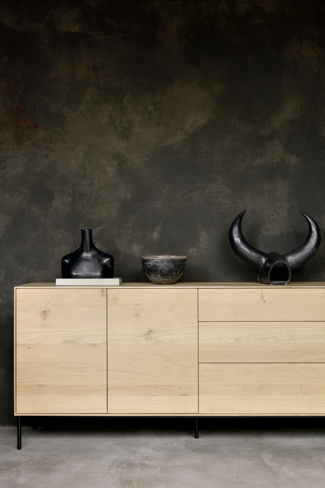 Ethnicraft Whitebird 3-Drawer Sideboard