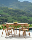 Ethnicraft Bok Round Outdoor Dining Table - Teak