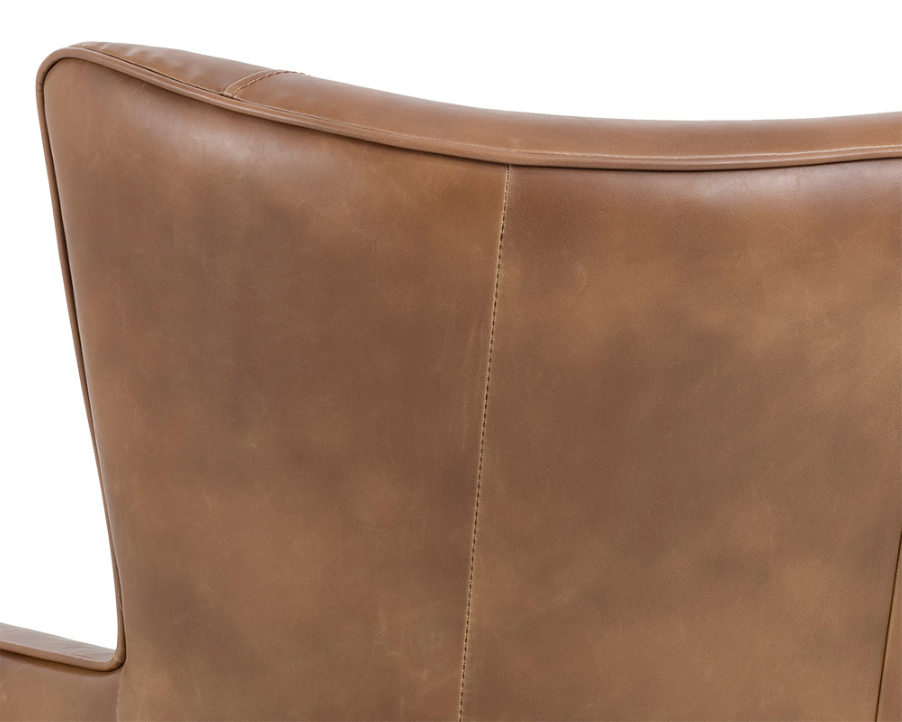 Sunpan Luther Lounge Chair - Tobacco Tan