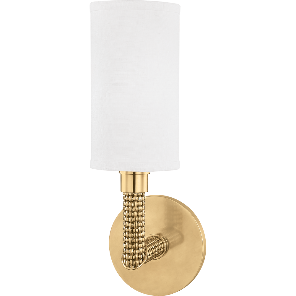 Hudson Valley Lighting Dubois 1 Light 4.5 inch Aged Brass Wall Sconce Wall Light