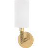 Hudson Valley Lighting Dubois 1 Light 4.5 inch Aged Brass Wall Sconce Wall Light