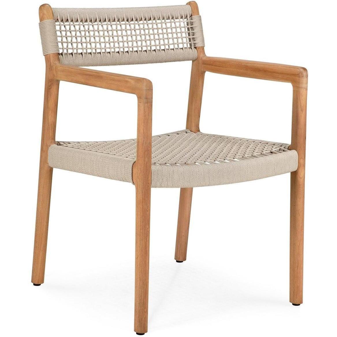 Ethnicraft Jack Woven Outdoor Dining Chair