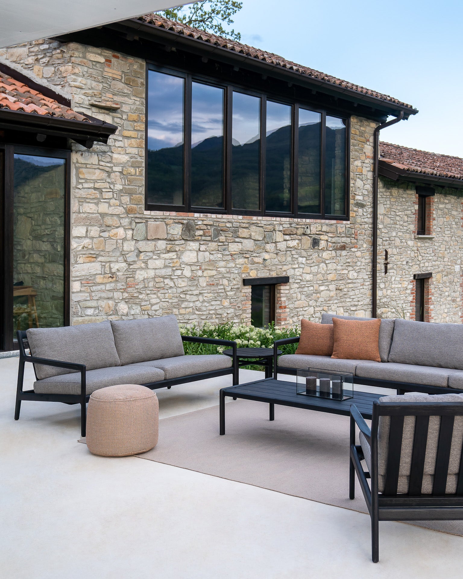 Ethnicraft Donut Outdoor Pouf