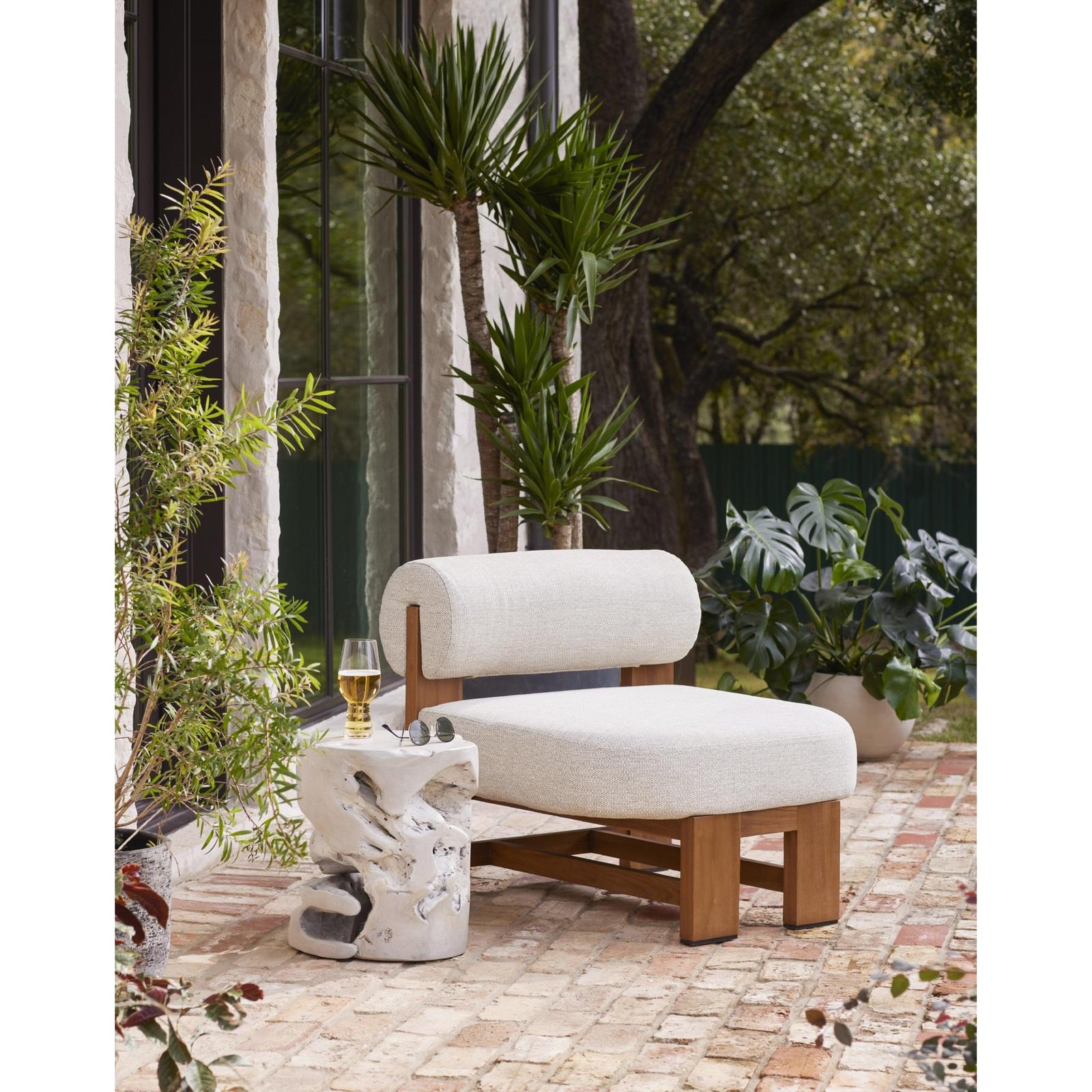 Four Hands Teak Stool