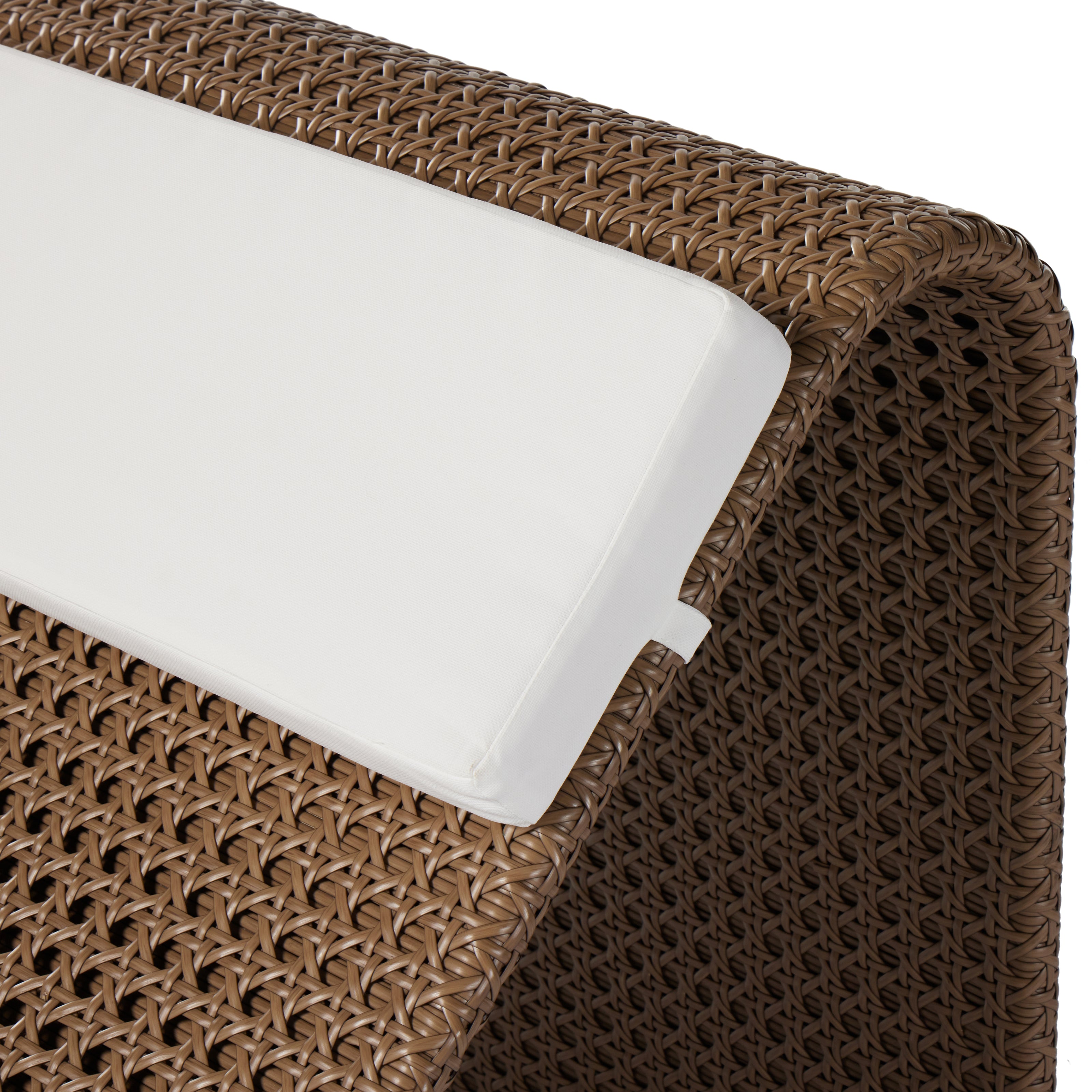 Paige Outdoor Woven Chaise Lounge