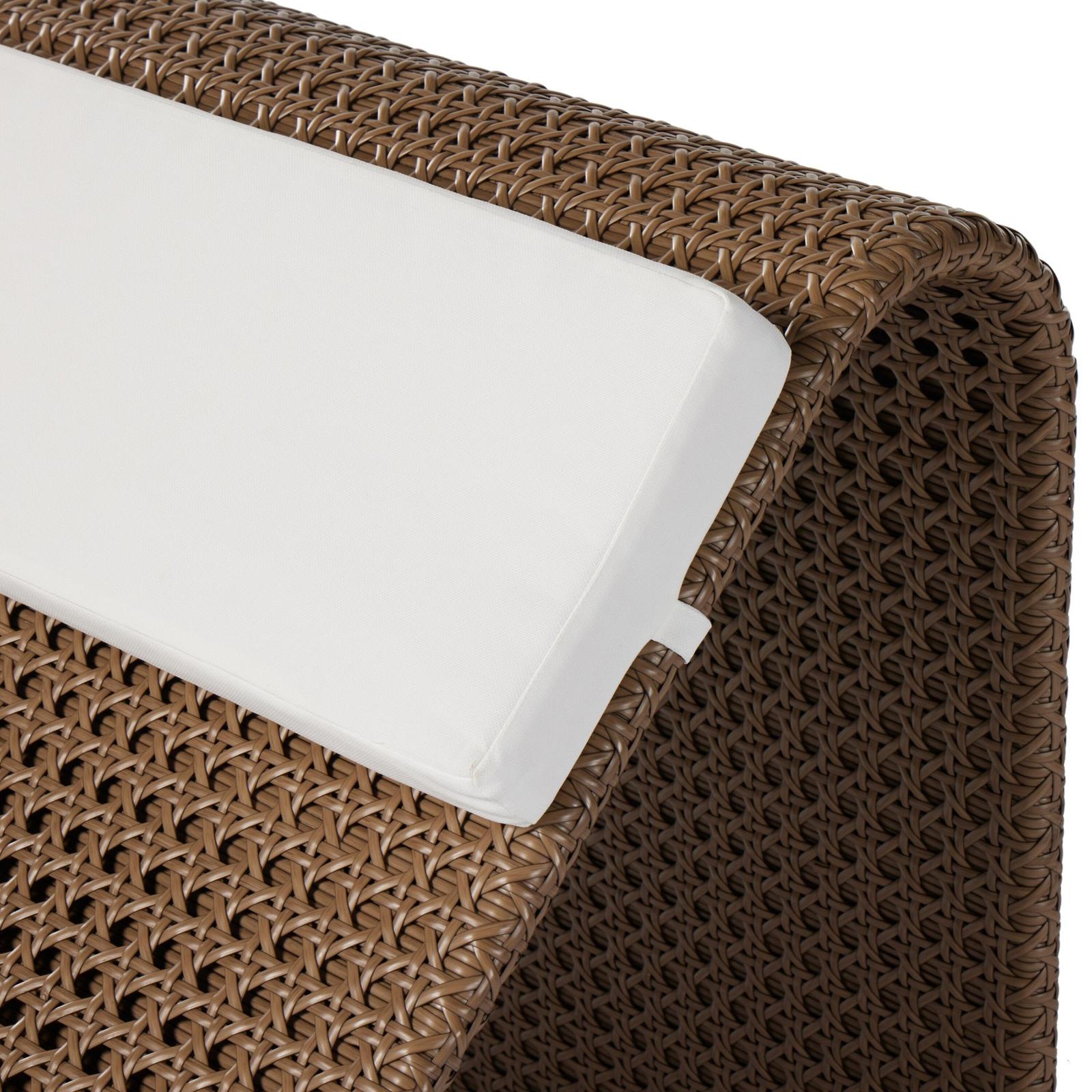 Paige Outdoor Woven Chaise Lounge