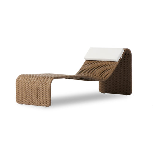Paige Outdoor Woven Chaise Lounge