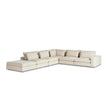 Four Hands Bloor 5-Piece Sectional RAF Sofa W/ Ottoman
