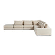 Four Hands Bloor 5-Piece Sectional RAF Sofa W/ Ottoman