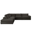 Four Hands Bloor 5-Piece Sectional RAF Sofa W/ Ottoman