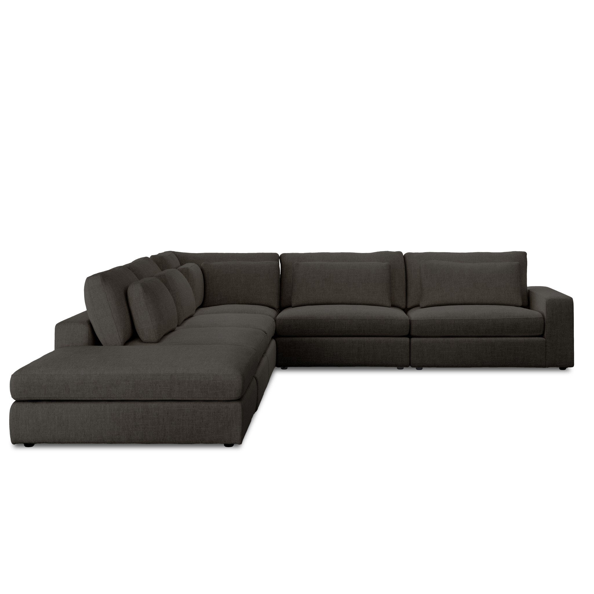 Four Hands Bloor 5-Piece Sectional RAF Sofa W/ Ottoman