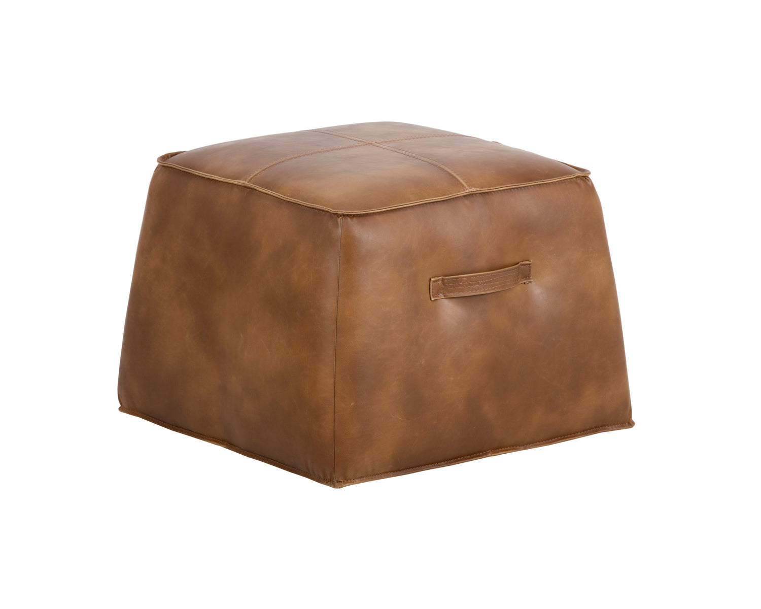 Sunpan Aspen Tan Ottoman