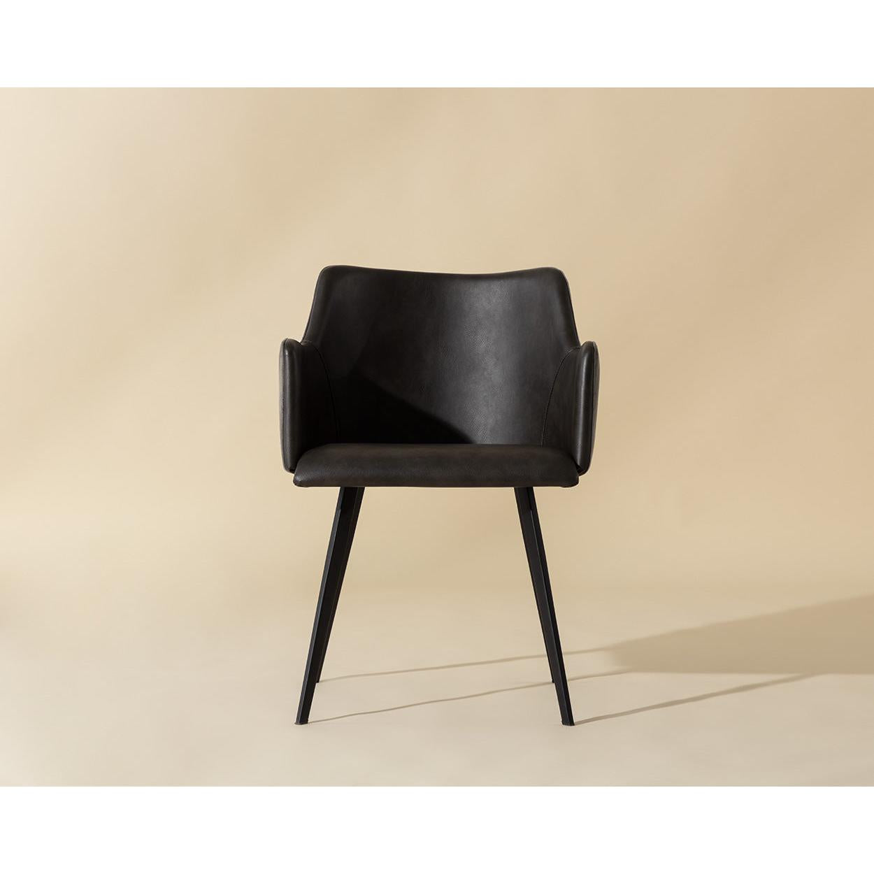 Sunpan Griffin Grey Dining Armchair Clearance