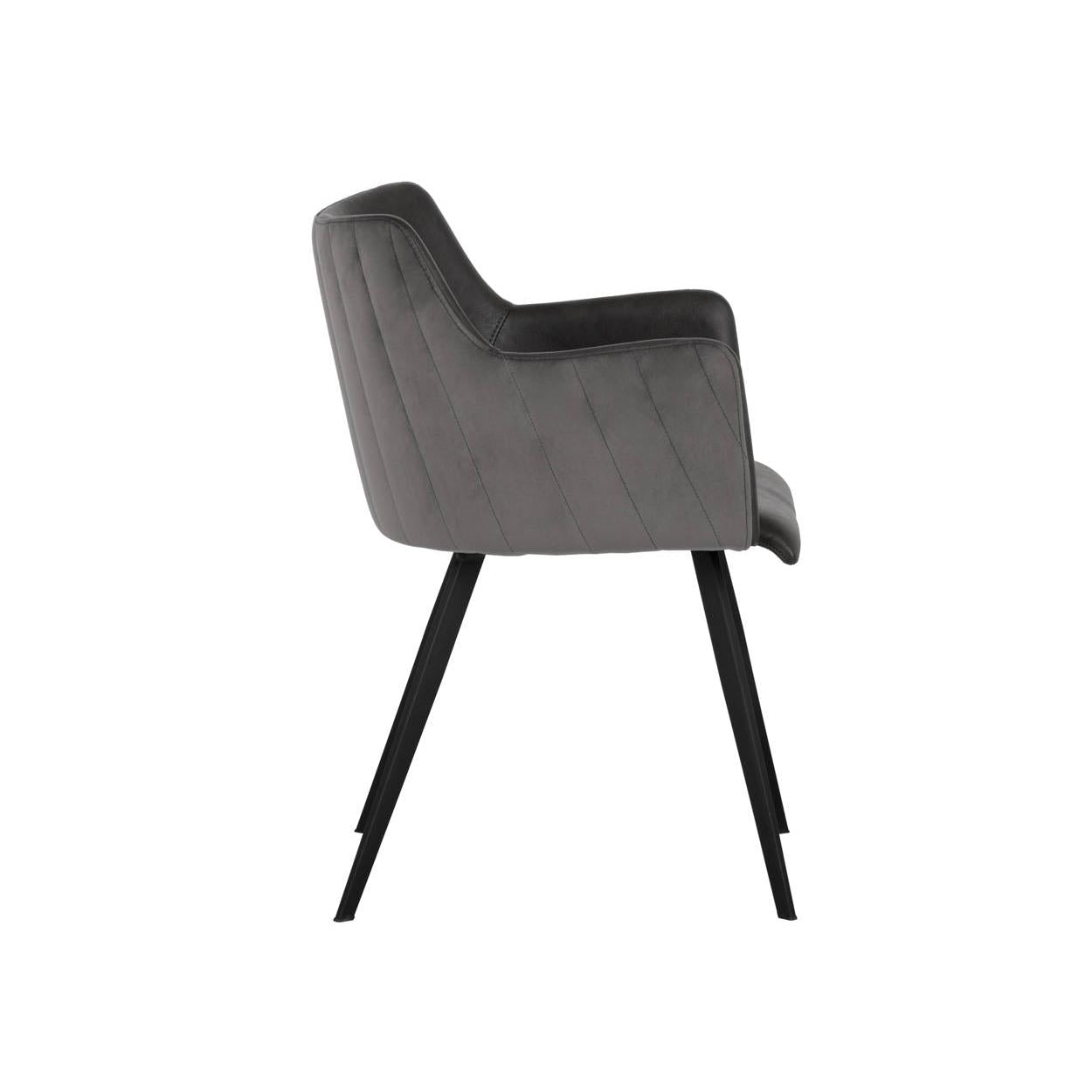 Sunpan Griffin Grey Dining Armchair Clearance