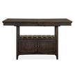 Magnussen Home Westley Falls Graphite Extendable Counter Height Dining Table