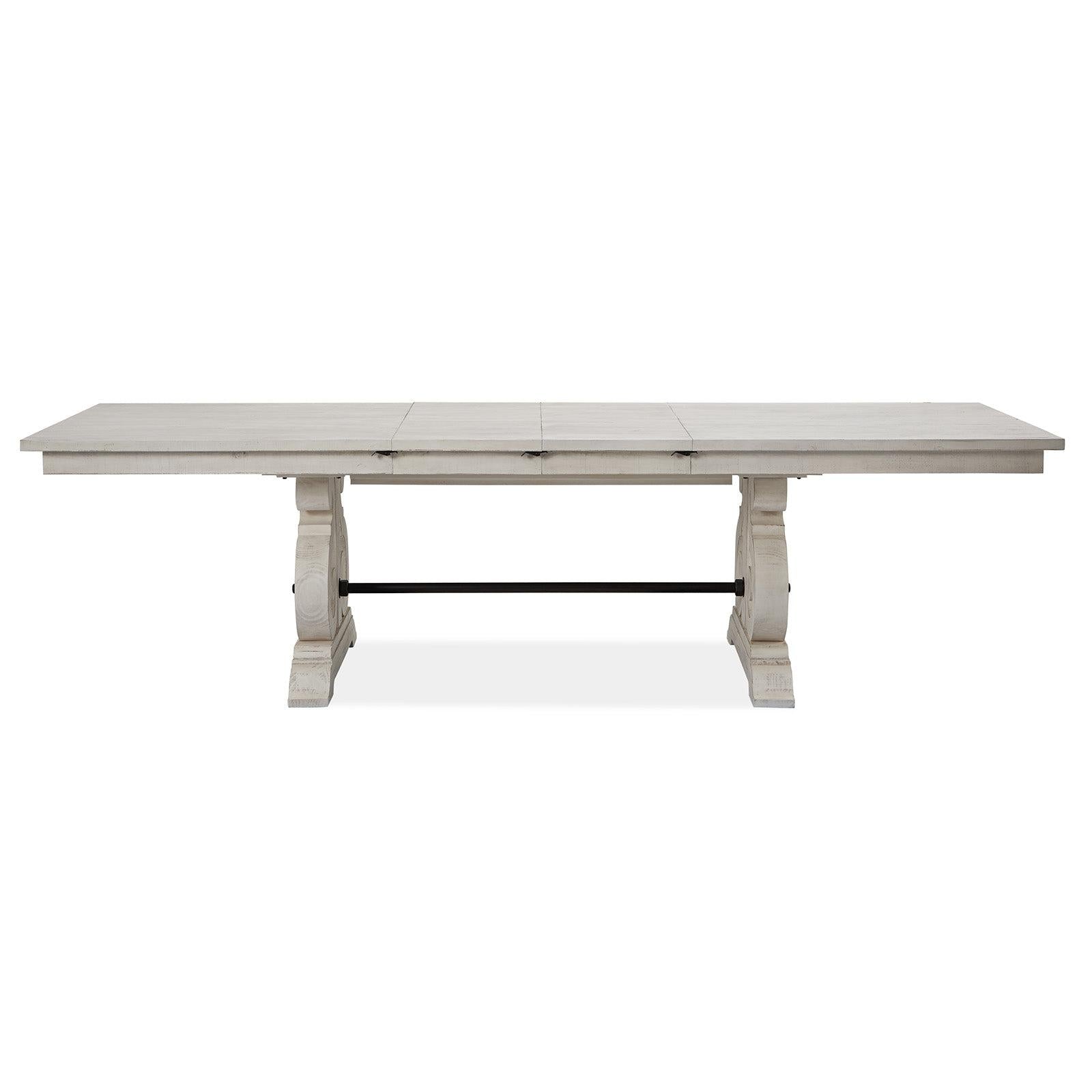 Magnussen Home Bronwyn Alabaster Extendable Rectangular Dining Table